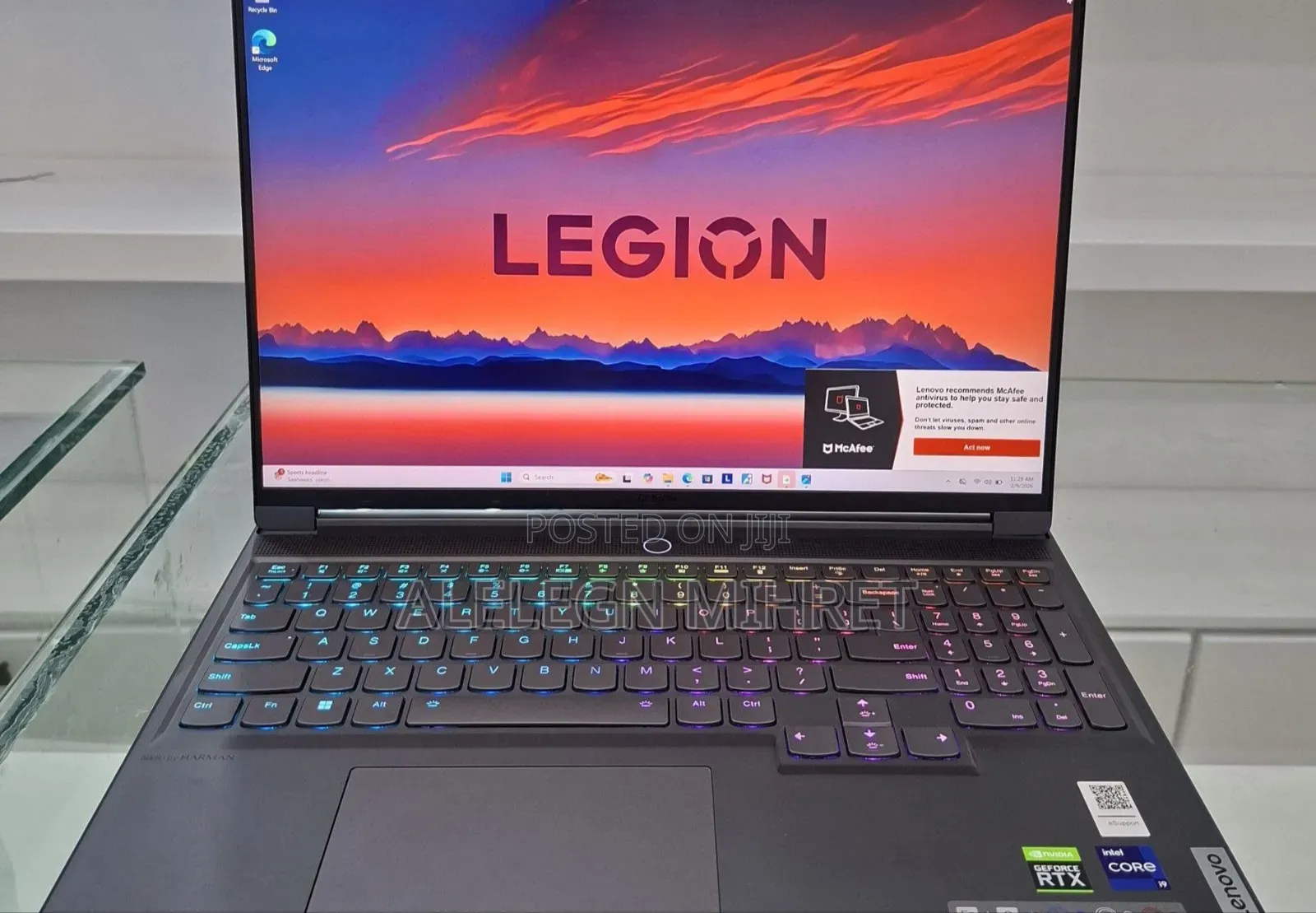 New Laptop Lenovo Legion 5 16GB Intel Core I9 SSD 1T