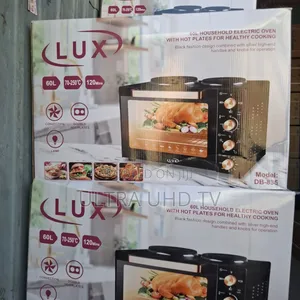 Lux 60l Household Electric Oven With Hot Plates.