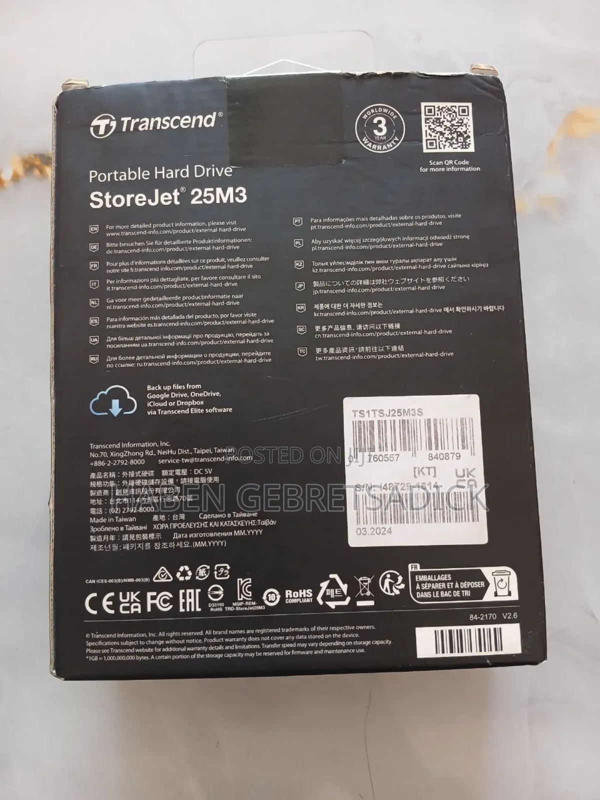 Transcend 1tb Harddisk