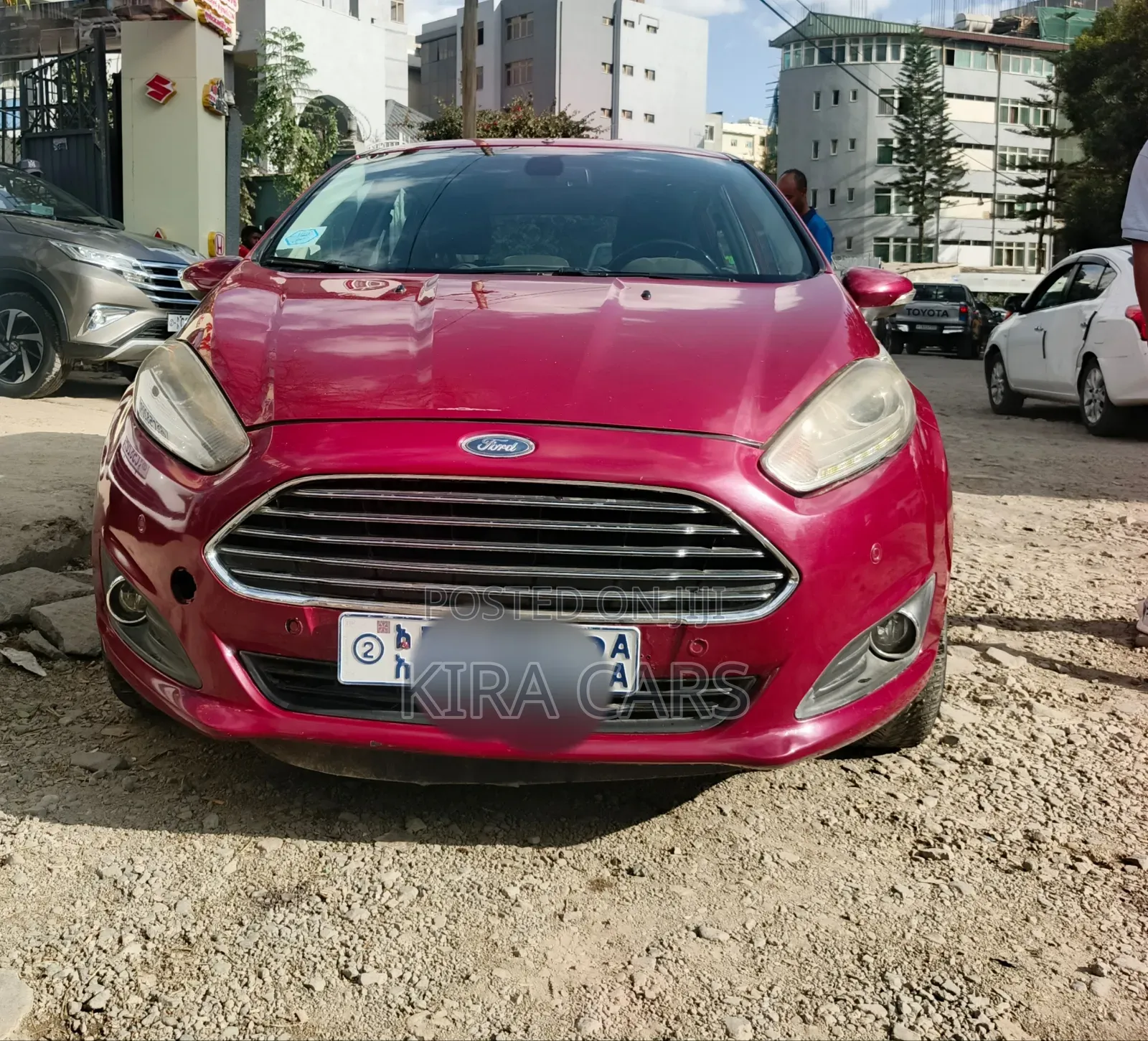 Ford Fiesta 2015 Burgundy