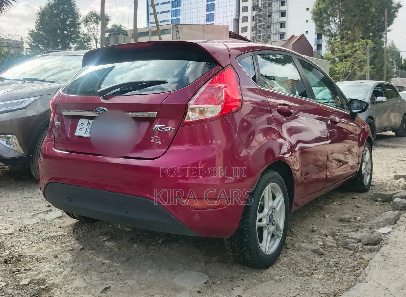 Ford Fiesta 2015 Burgundy
