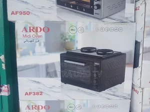 Ardo Af382 38-Liter Electric Mini Oven With a Double Hot Plate.