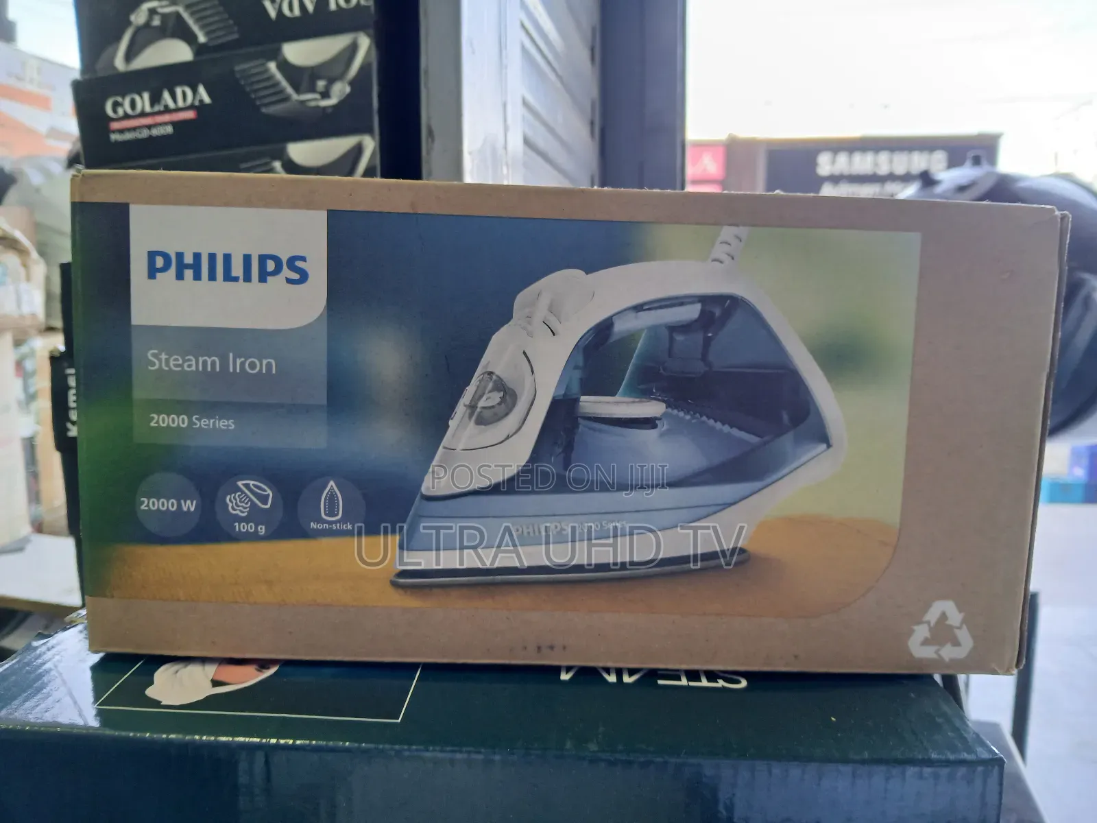 Philips 2000 Series Steam Iron (Model Dst2010/26).