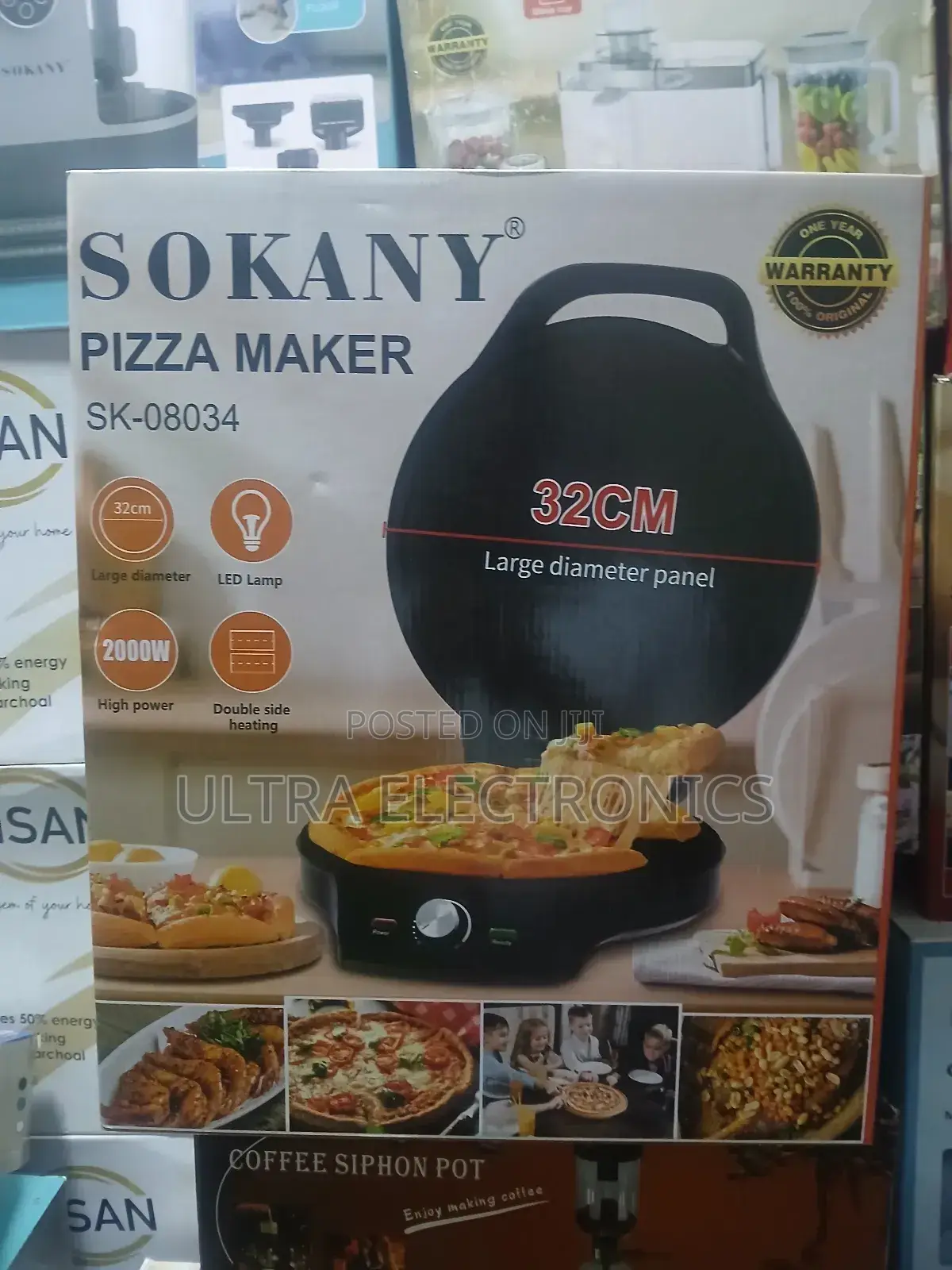 Sokany Sk-08034 Electric Pizza Maker