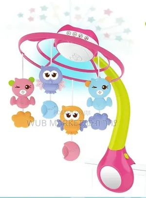 Projection and Night Light Remote Control Bed Bell