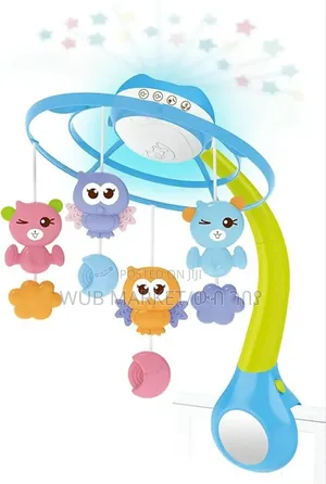 Projection and Night Light Remote Control Bed Bell