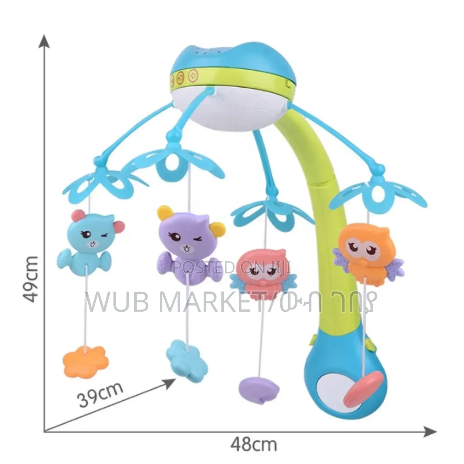 Projection and Night Light Remote Control Bed Bell