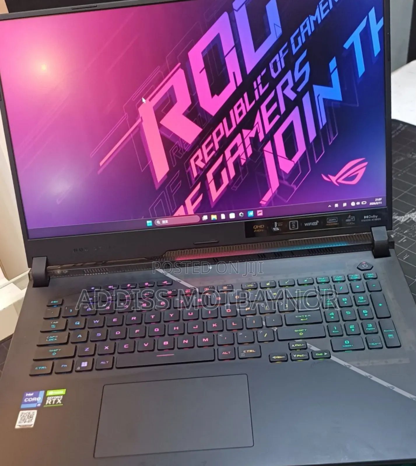 New Laptop Asus ROG Strix G16 G614 16GB Intel Core I9 SSHD (Hybrid) 2T