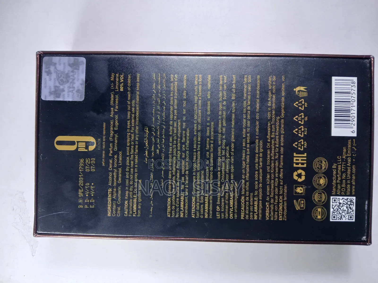 Afnan 9 Pm Elixir Perfume