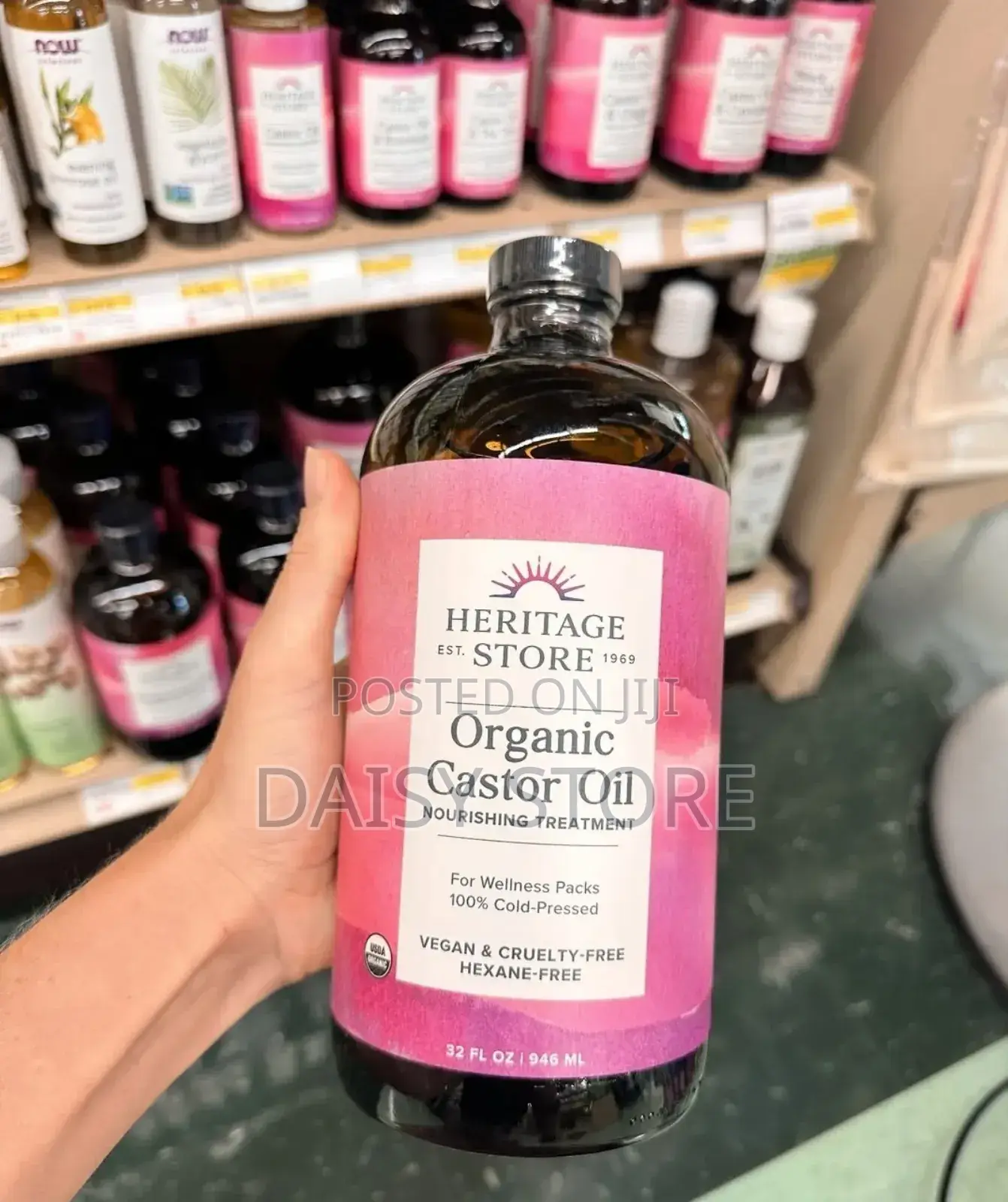Pure Organic Castor Oil – The All-in-One Beauty Secret! (473ml)
