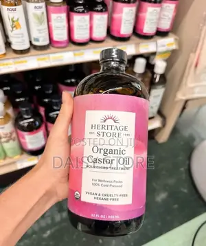 Pure Organic Castor Oil – The All-in-One Beauty Secret! (473ml)