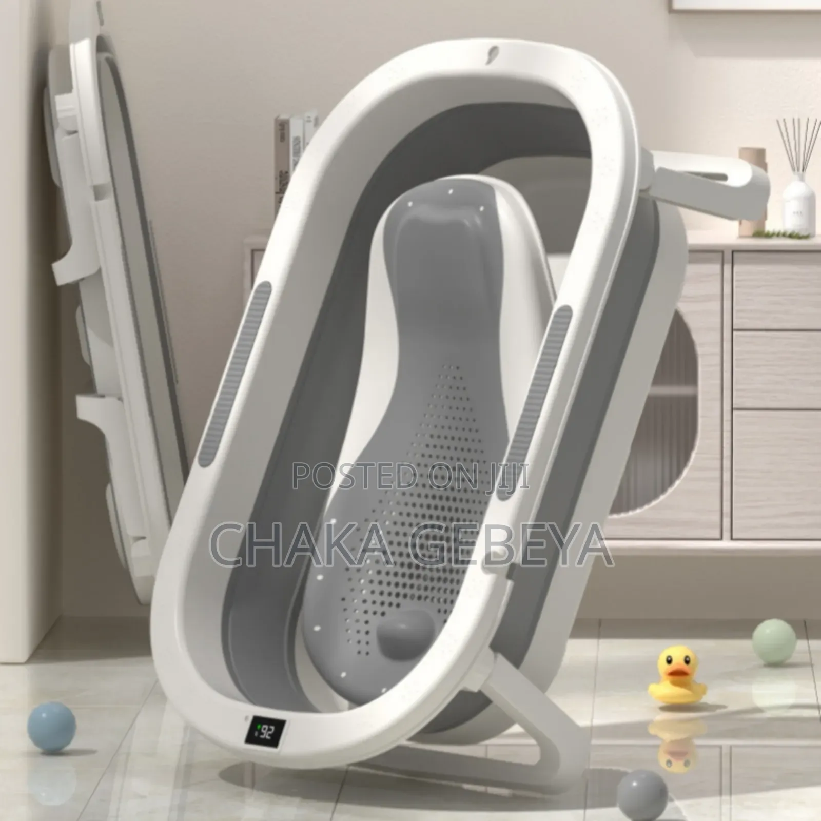 Foldable 4-in-1 Baby Bath Tub With Accessories