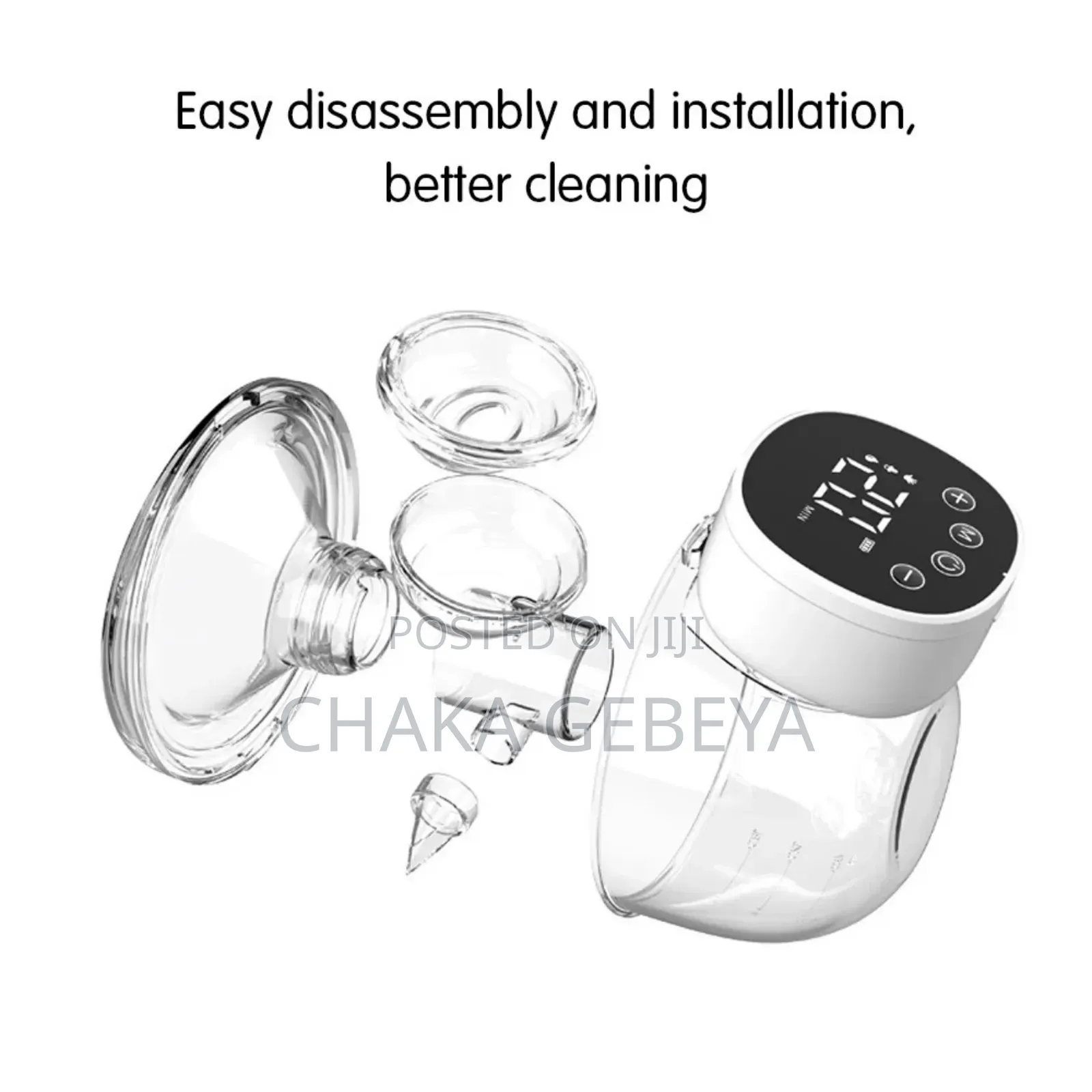 እጅ ነጻ የሚደረግ የጡት ማለቢያ | In-bra Wearable Silent Breast Pump For Moms
