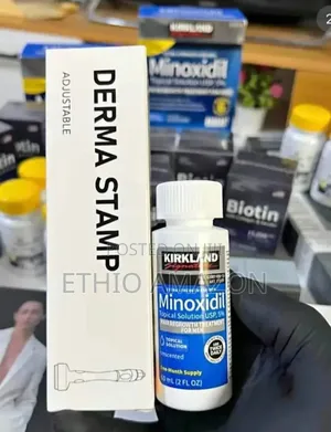 Minoxidil With Derma Stamp