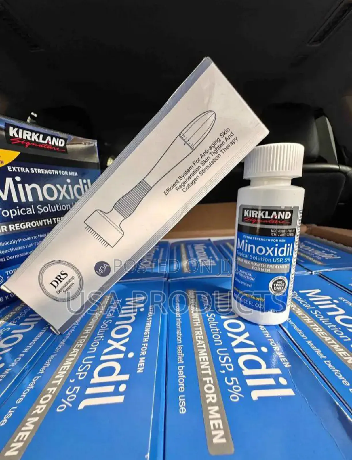 Minoxidil With Derma Stamp