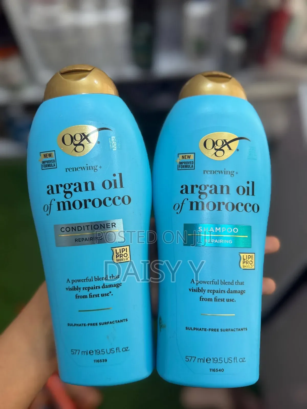 Ogx Argan Oil Shampoo Conditioner Set (577ml)