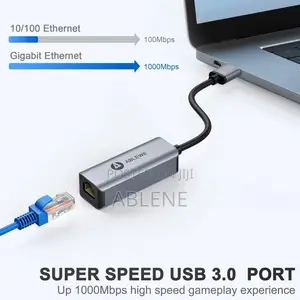 Enternet Adapter Rg45 to Usb Type C and A