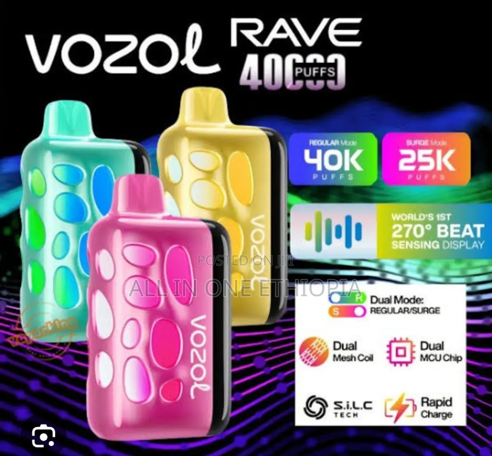 Vozol Vape 40,000 Puffs