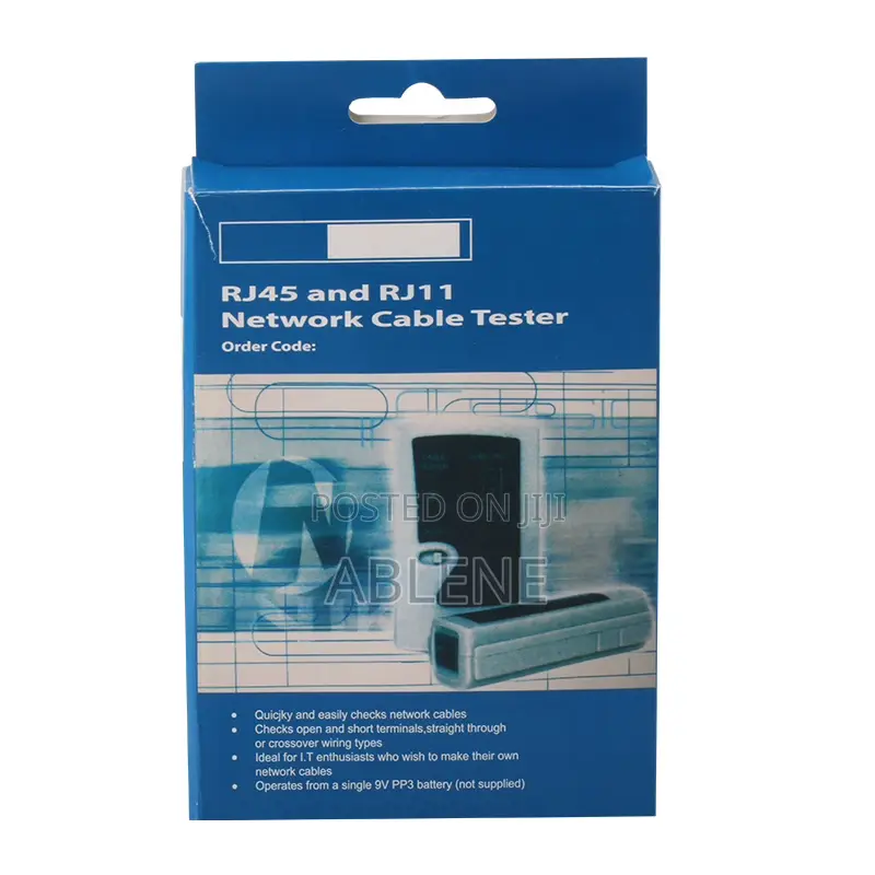 Rj45 and Rj11 Network Cable Tester (Lan Tester