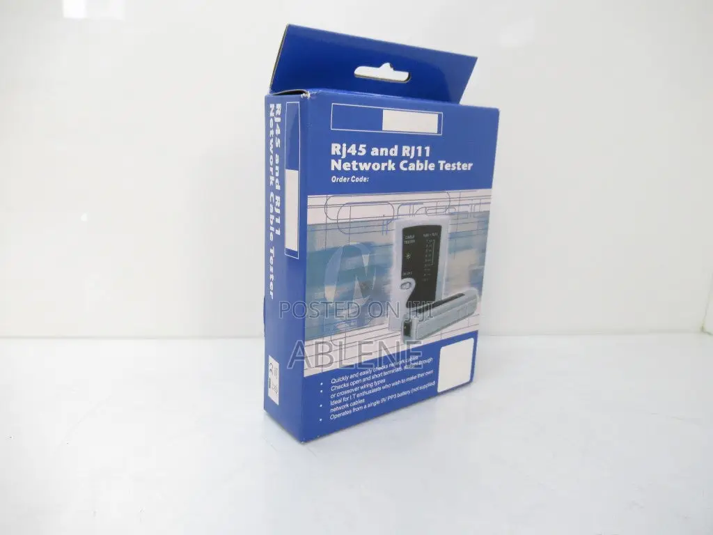 Rj45 and Rj11 Network Cable Tester (Lan Tester