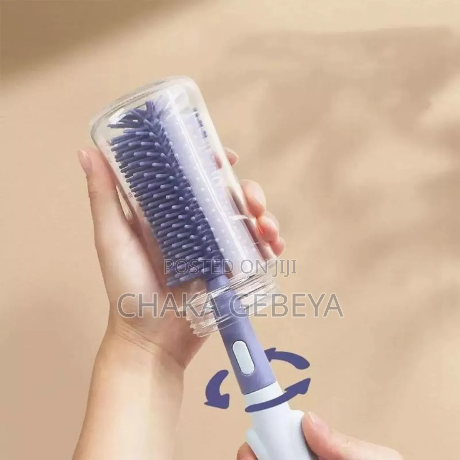 3በ1 ሲሊኮን የጡጦ ማጽዳት ብሩሽ | Silicone Baby Bottle Brush With 3 Functions