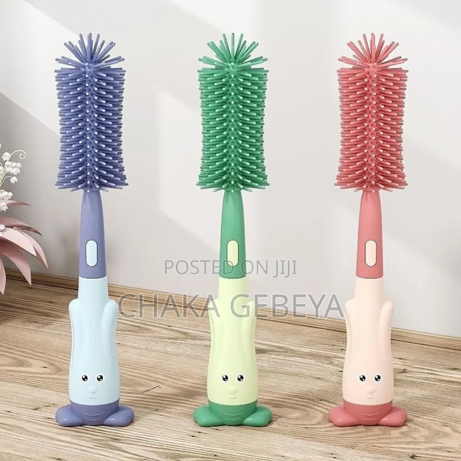 3-in-1 Silicone Bottle Cleaning Brush