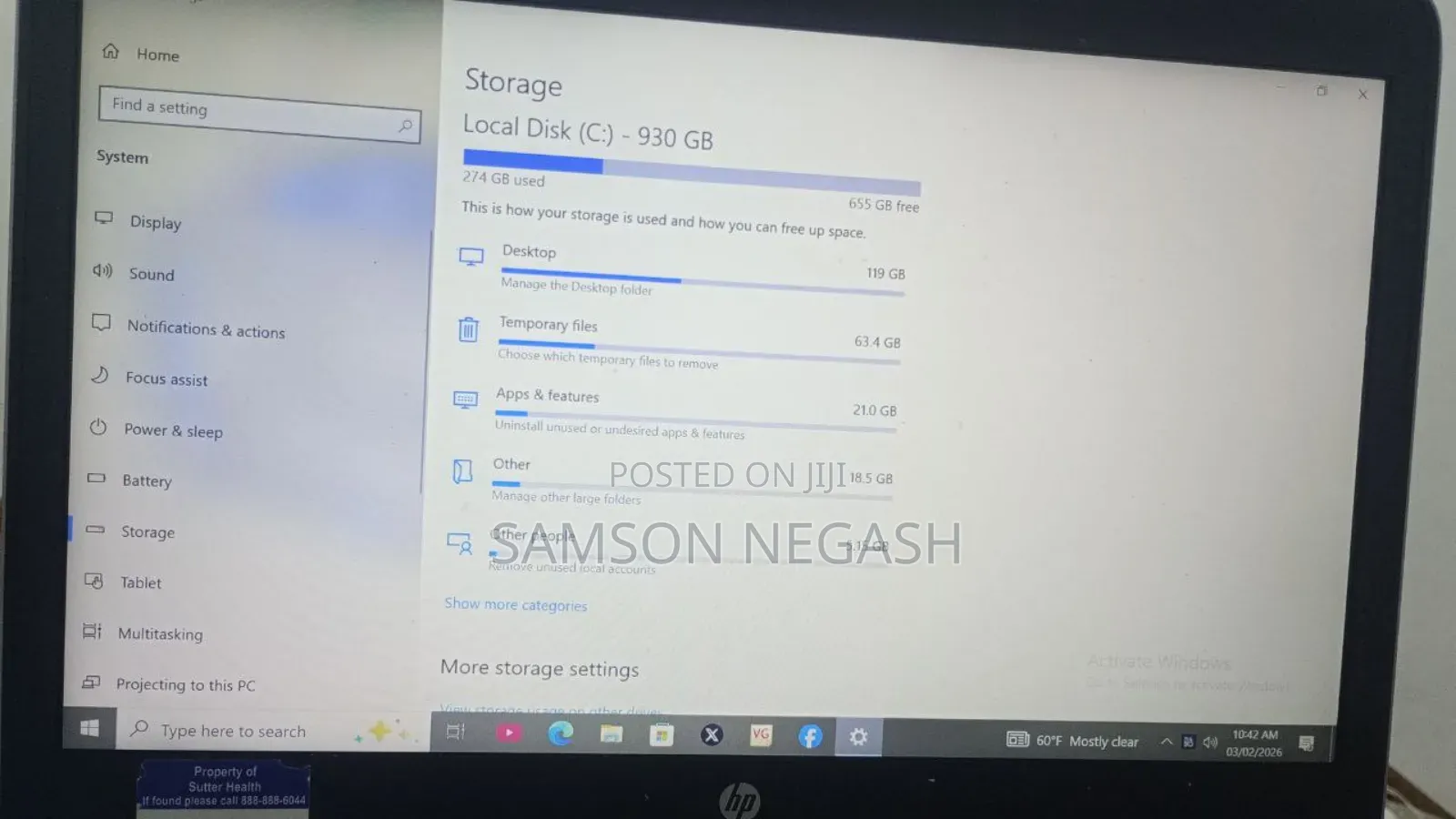 Laptop HP EliteBook 840 8GB Intel Core I7 HDD 1T