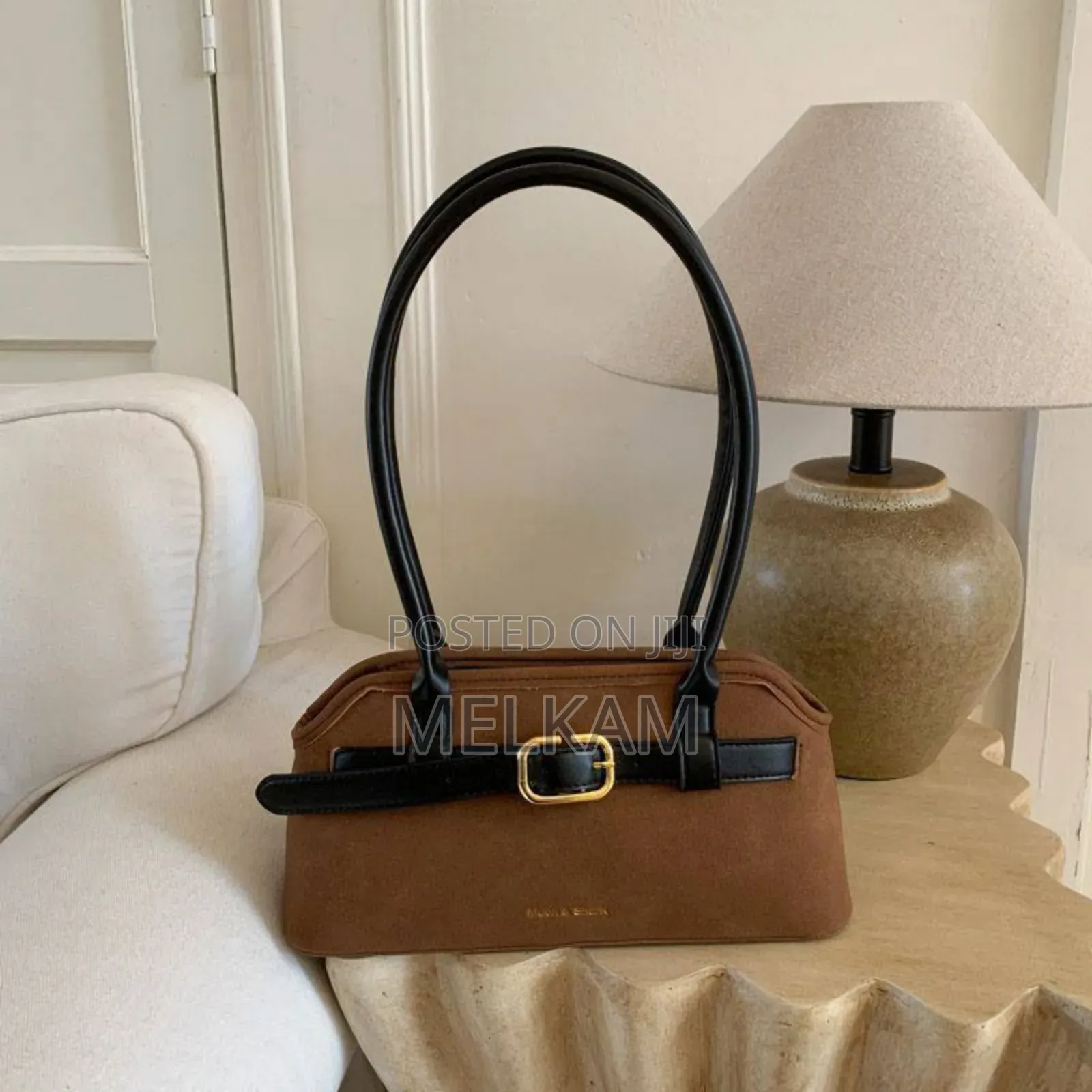 Charles Keith Victoria Belted Elongated Shoulder Bag