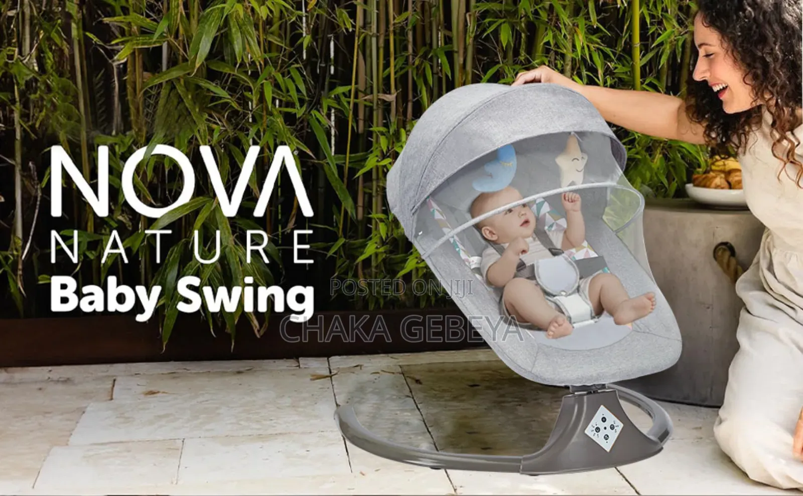 4-in-1 Baby Swing, Bassinet, Feeding Seat Rocker