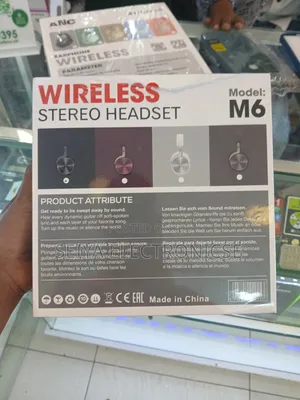 M6 Wireless Bluetooth Headphones Active Noise-Canceling