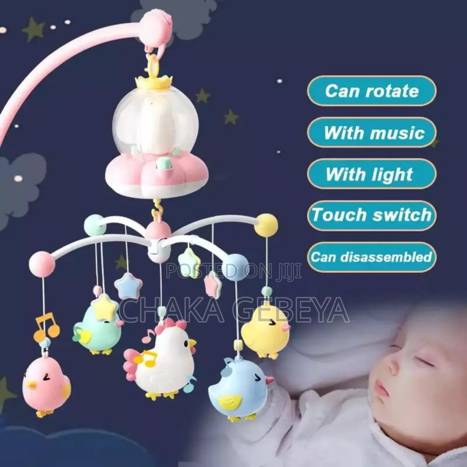 Remote Control Baby Bed Bell (Mobile)