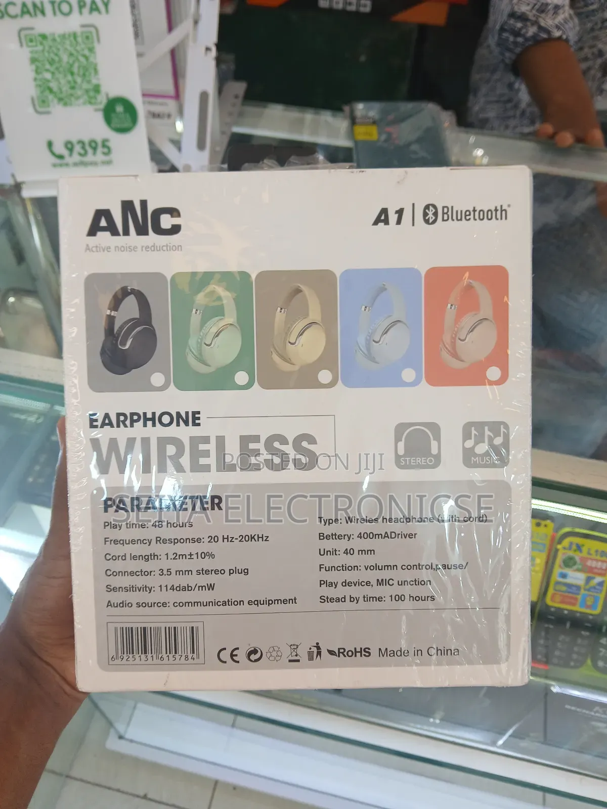 A1 Wireless Bluetooth Headphones## Anc # Active Noise-Canceling
