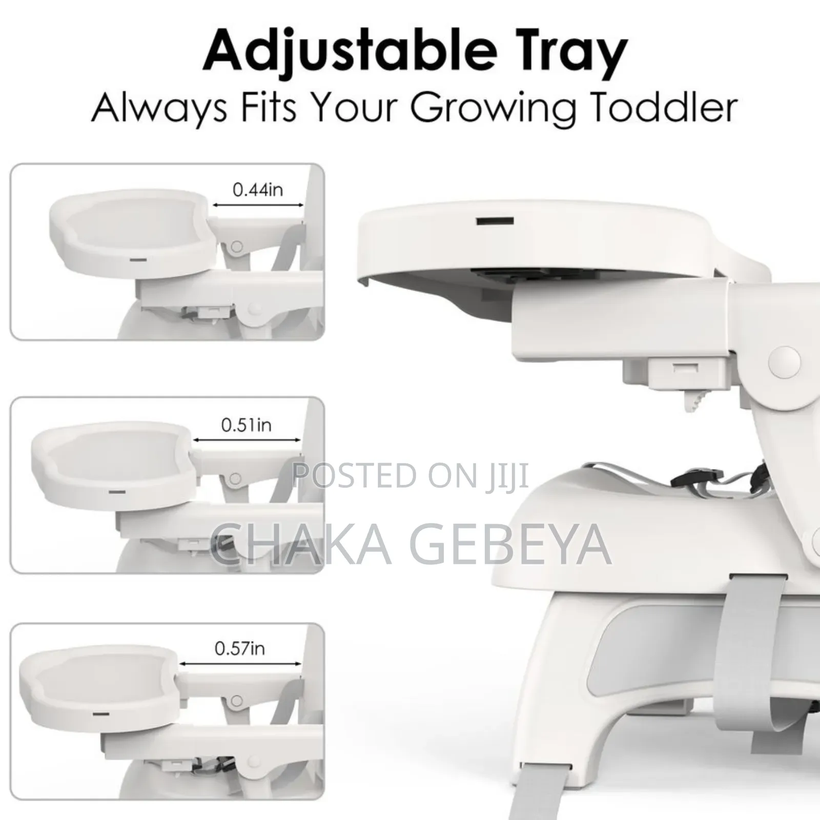 Adjustable Baby High Chair Up to 5 Years