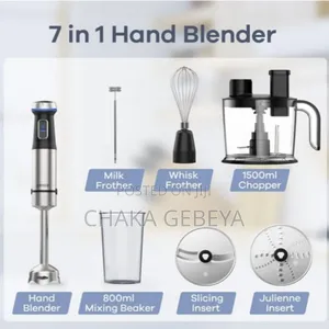 500w የእጅ ማደባለቂያ 5በ1 | Multi-function Hand Blender For Baby Food
