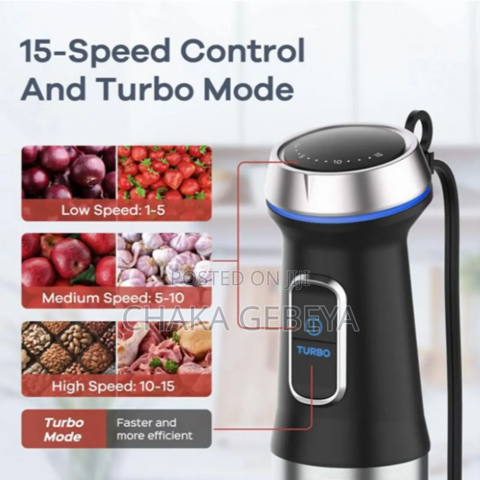 5-in-1 Blender:From Silky Soups To Perfect Baby Puree In Under Minute