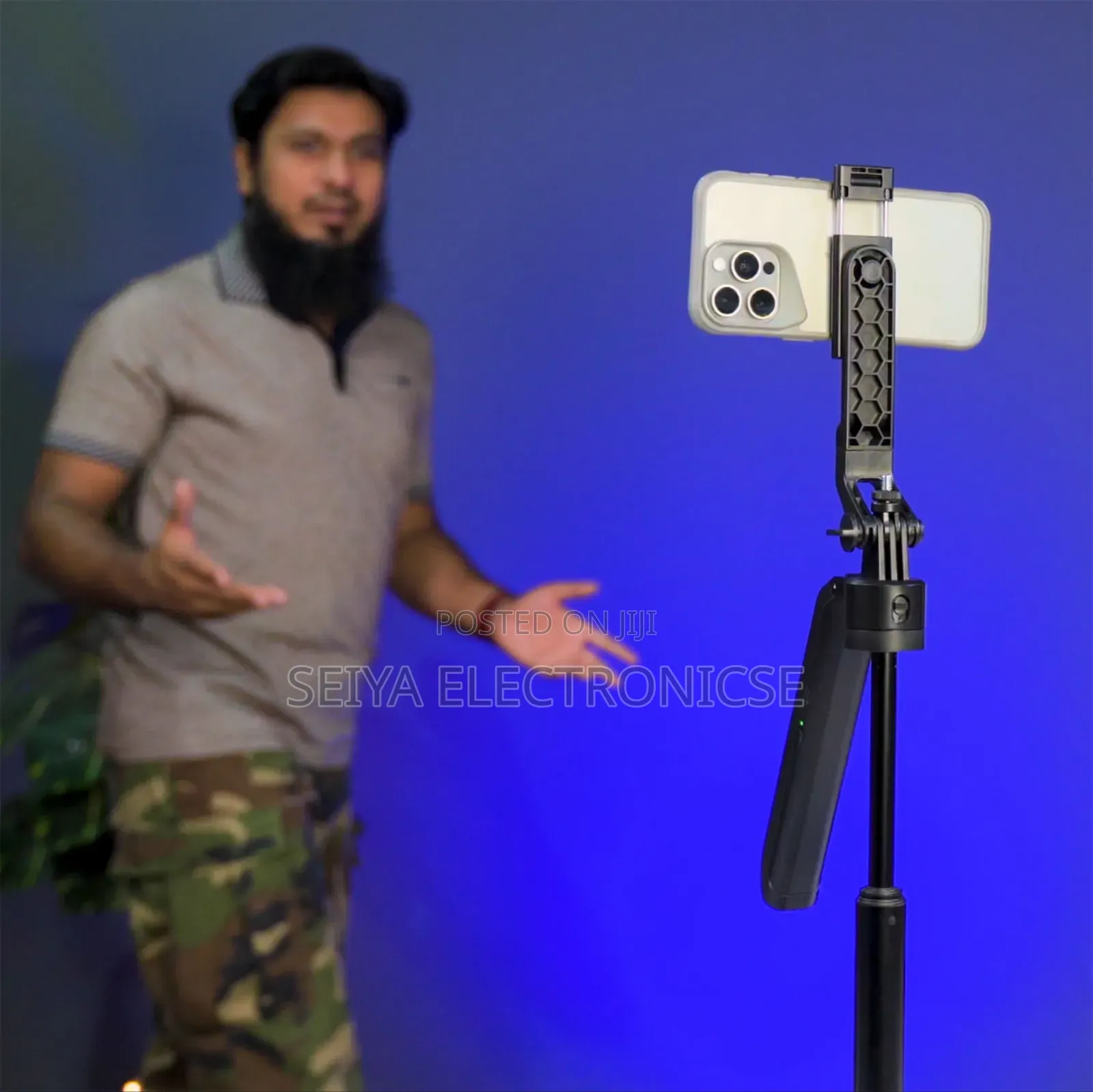 C12 Ai Face Tracking Stable Selfie Stick Tripod Selfi Stick