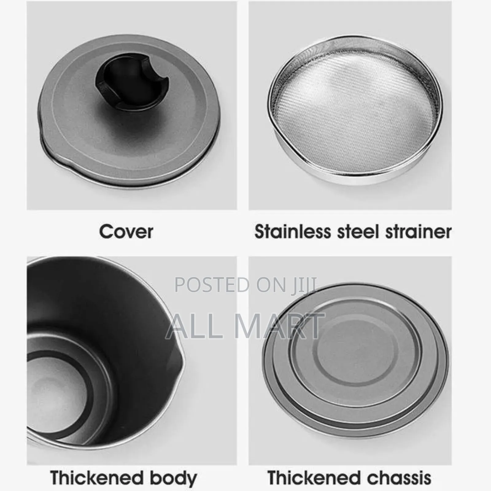 Stainless Steel Oil Filter Pot