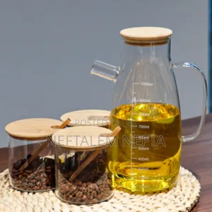 Glass Kitchen Storage , 4 Set