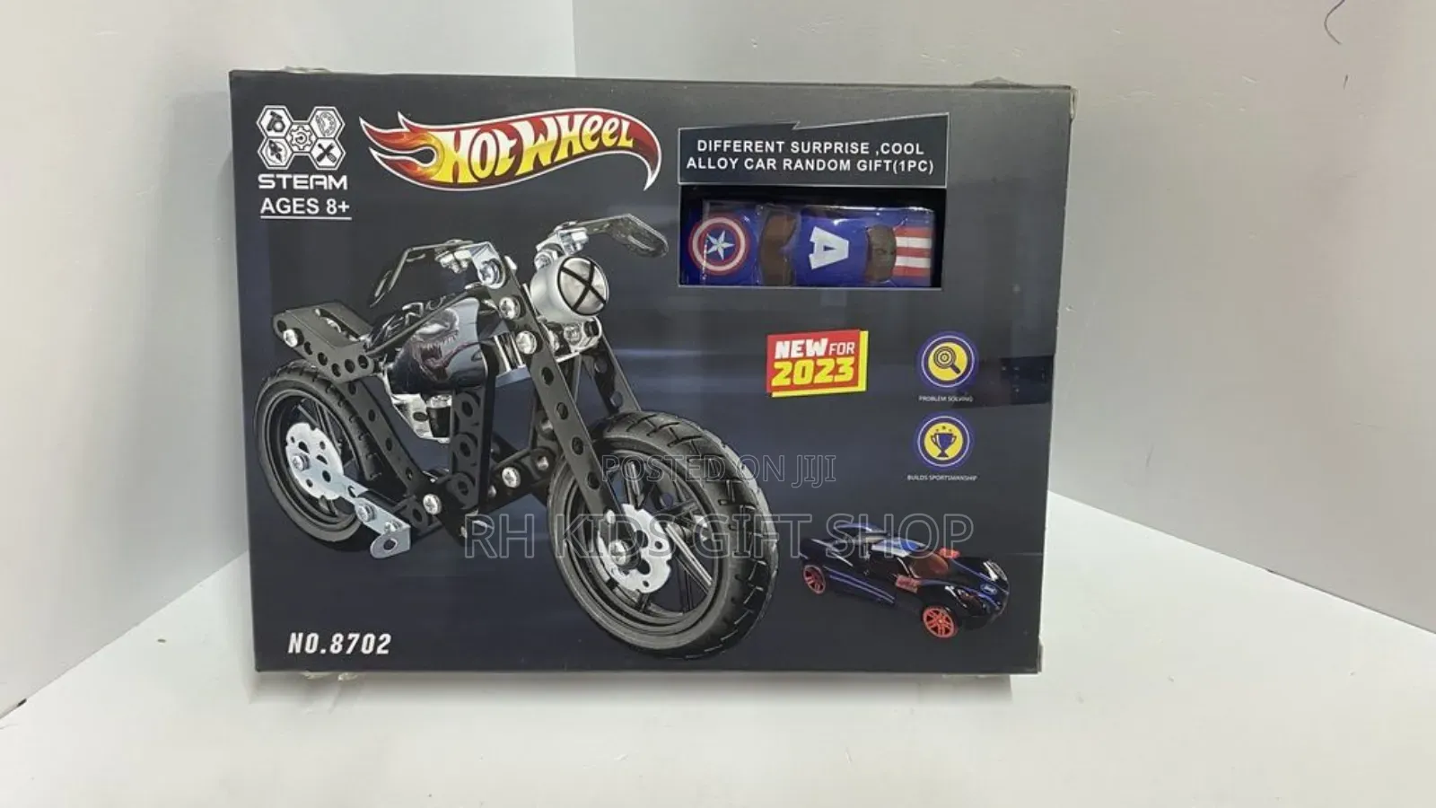 Hot Wheels Metal Motorcycle Construction Set