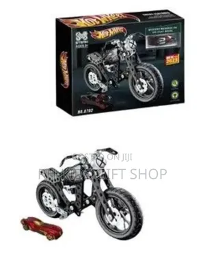 Hot Wheels Metal Motorcycle Construction Set