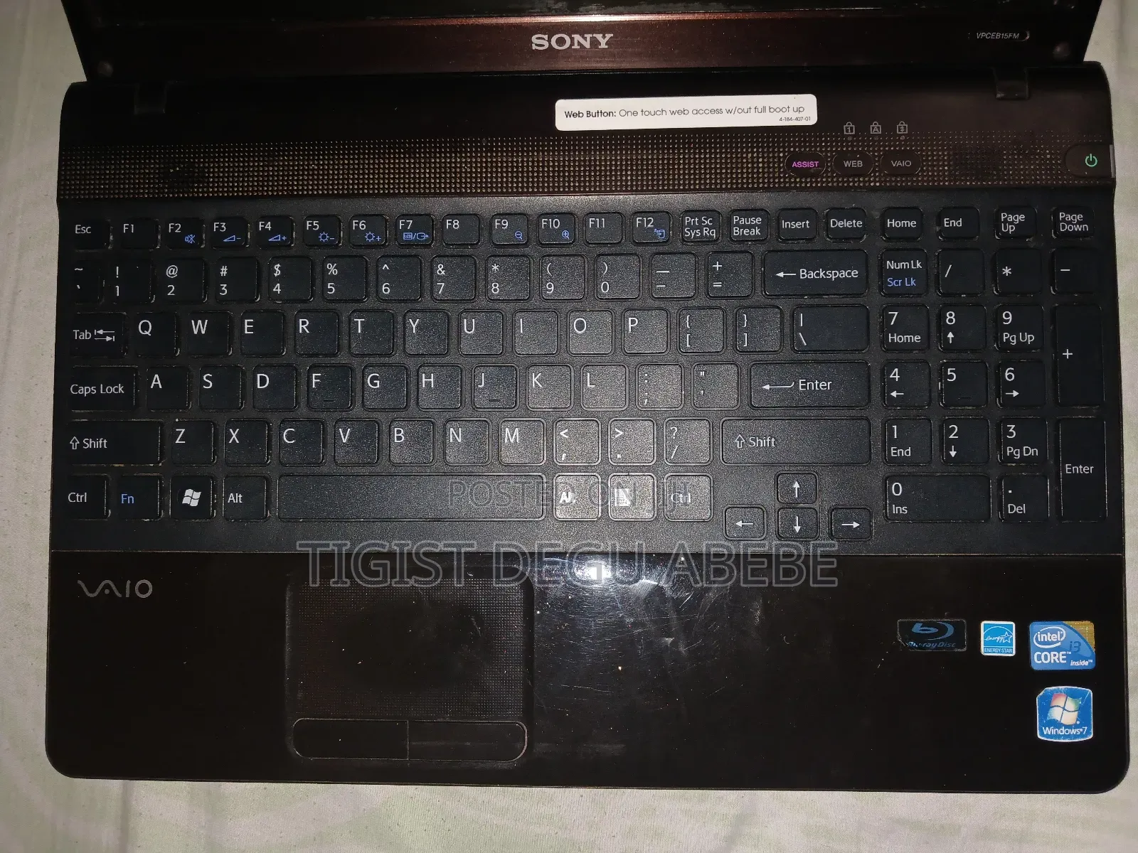 Laptop Sony 4GB Intel Core I3 SSD 512GB