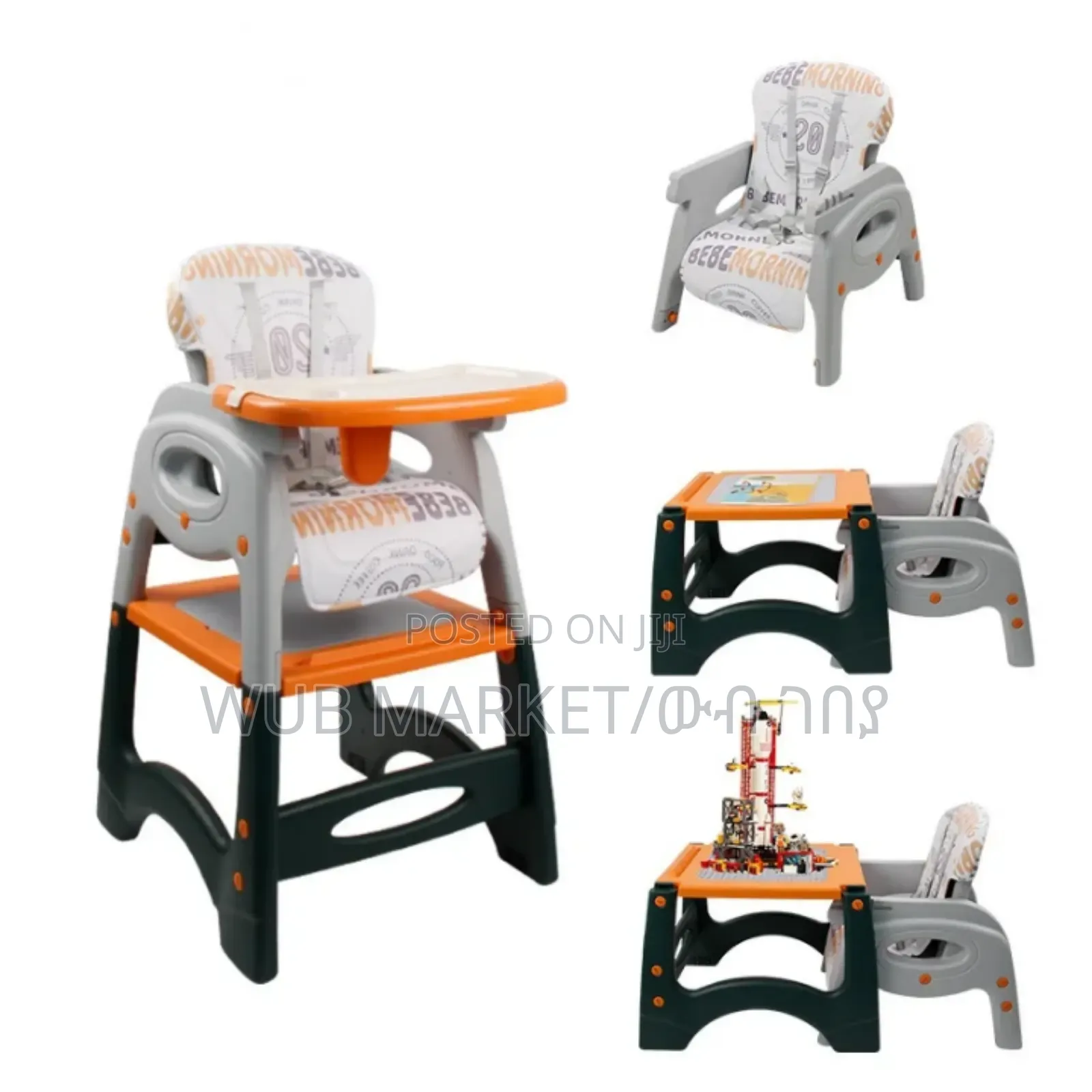 6 in 1 Multifunctional Baby High Chair