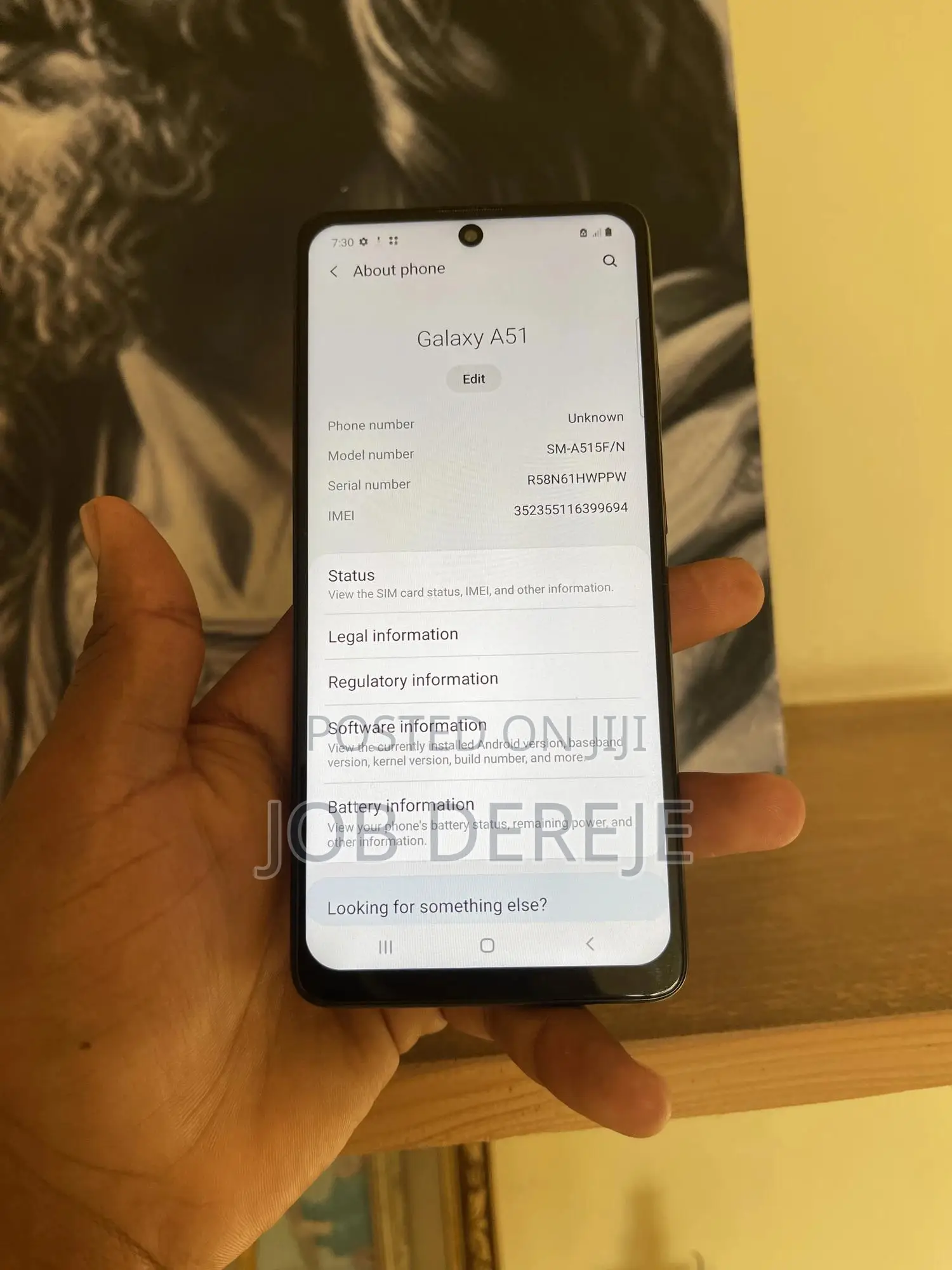 New Samsung Galaxy A51 128 GB Blue