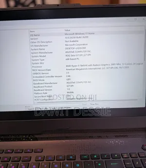 New Laptop Asus 16GB AMD Ryzen 9 SSD 1T