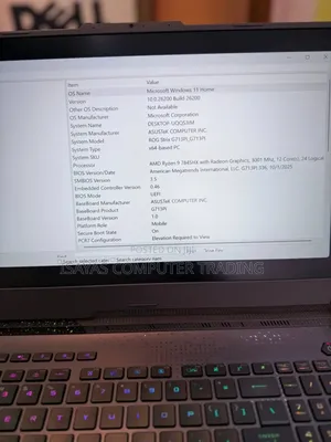 New Laptop Asus ROG Strix G16 G614 16GB AMD Ryzen 9 SSD 1T