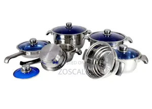 110pcs Stainless Steel Cookware Set
