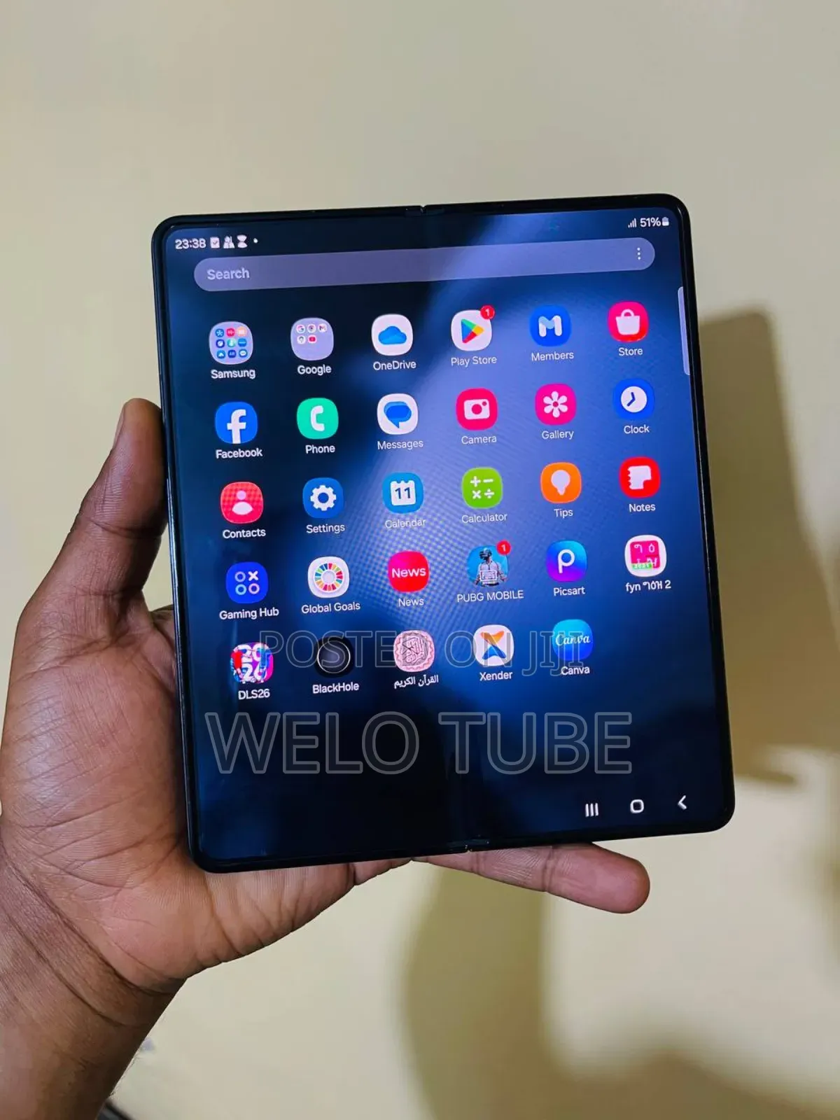 New Samsung Galaxy Z Fold 5 512 GB Black