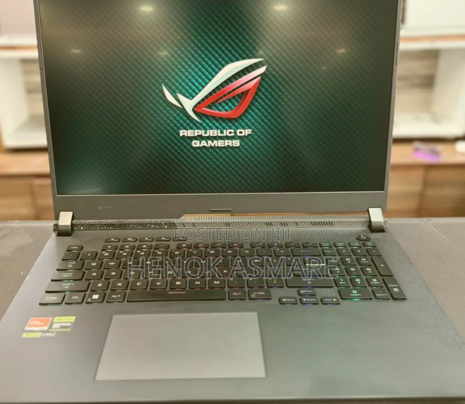 New Laptop Asus ROG Strix G17 16GB AMD Ryzen 9 SSD 1T