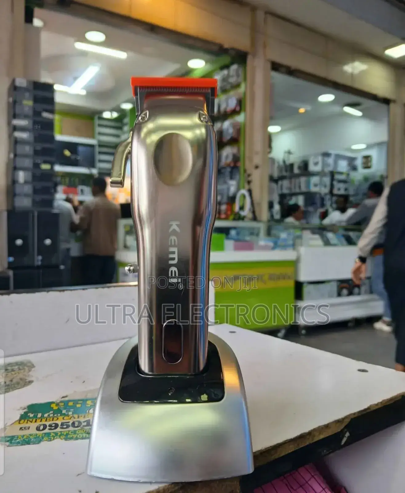 Kemei Km-9360 Electric Hair Clipper With an LCD Display.