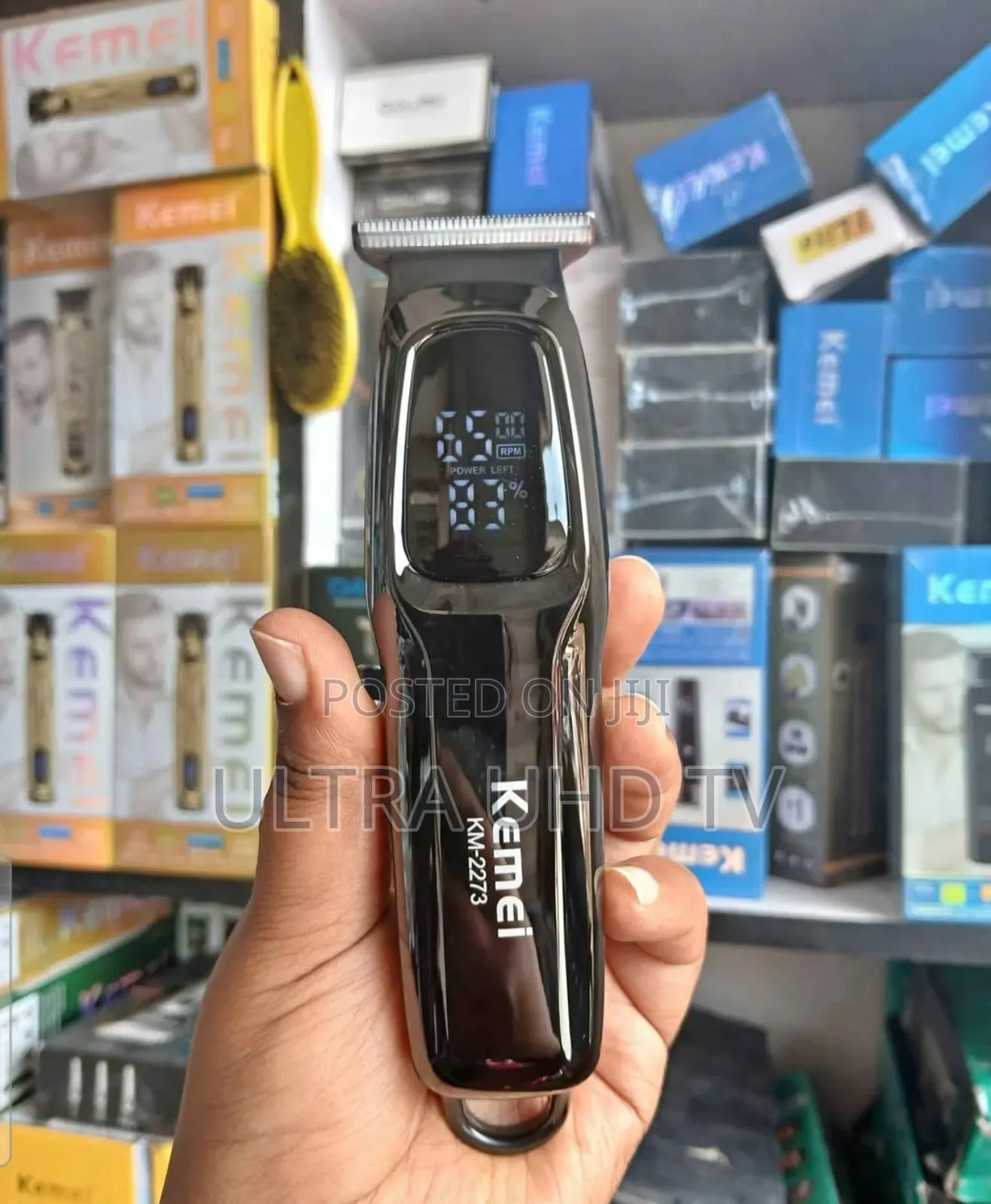 የቅርፅ ማሽን Kemei Km-2273 Professional Hair Clipper. It Features